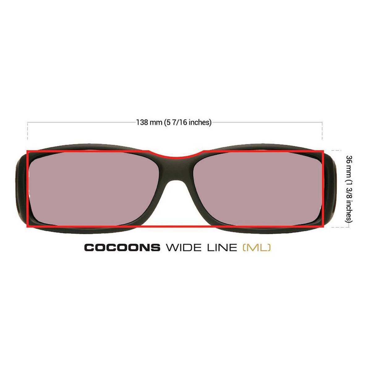 Low Vision Tinted Fitover - Cocoons